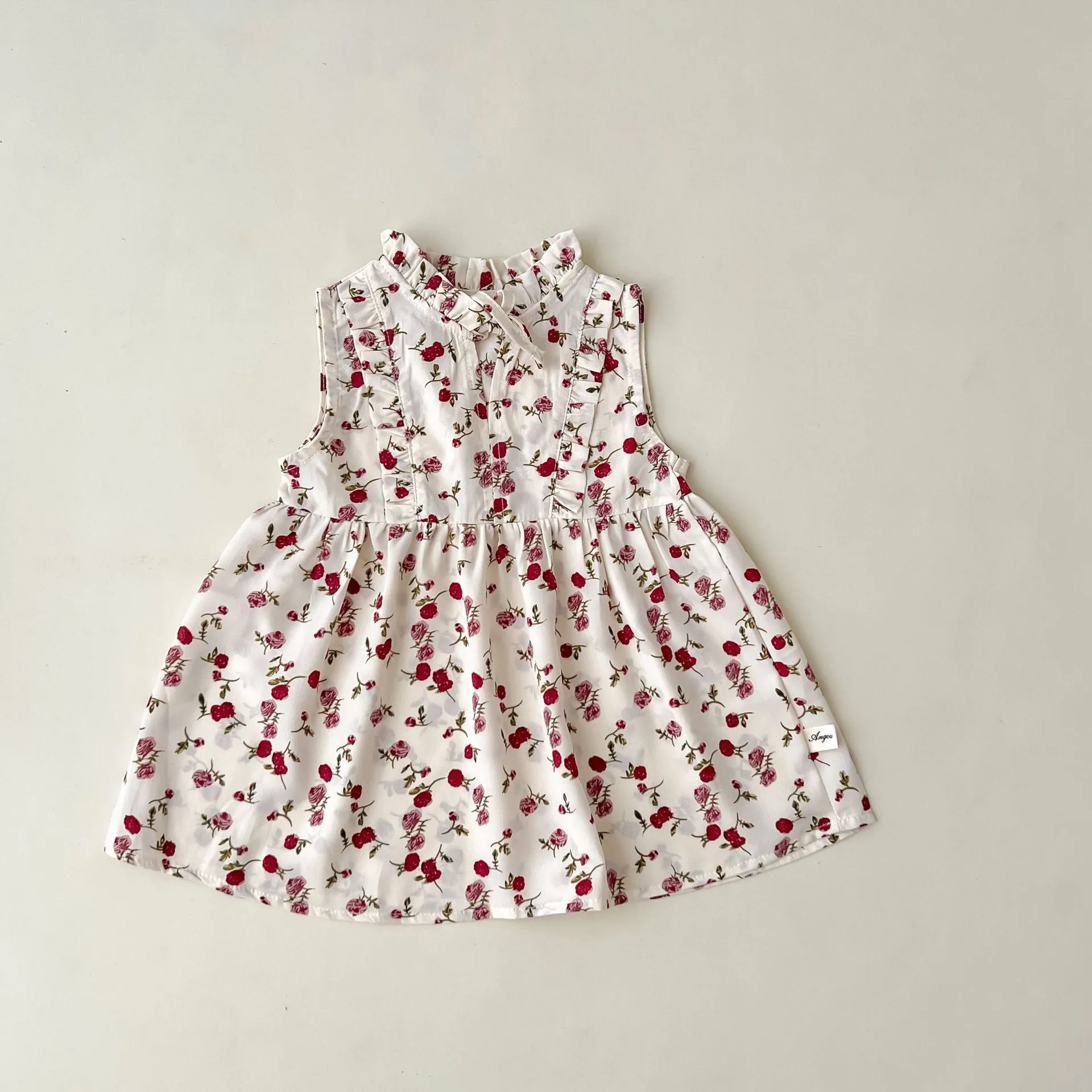 Baby Kid Girls Flower Print Dresses Wholesale 24030110