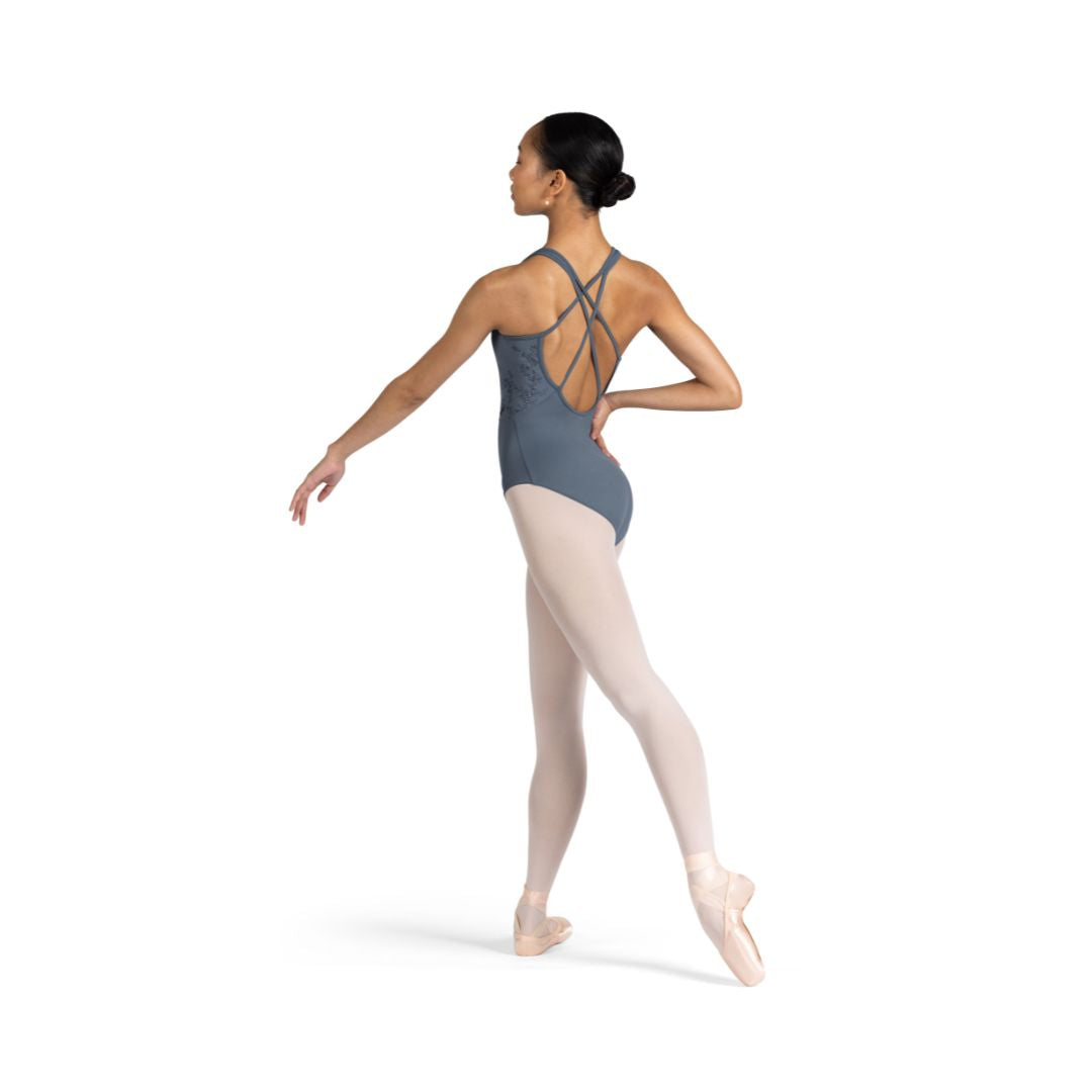 Bloch Ladies Graphite Fleur Tank Leotard