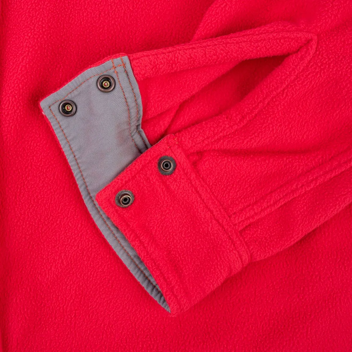 Iron Heart IHSH-287-RED Micro Fleece C.P.O Shirt - Red