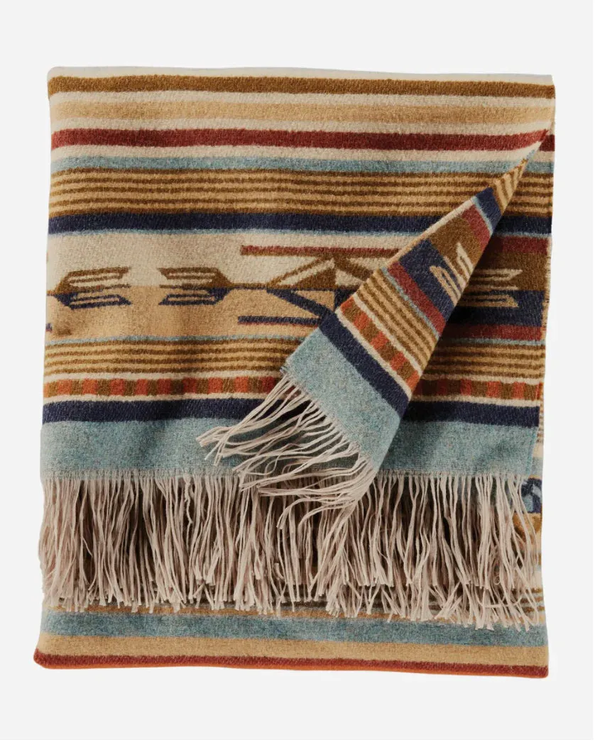 Jacquard Fringed Throw