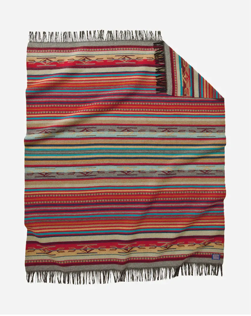 Jacquard Fringed Throw