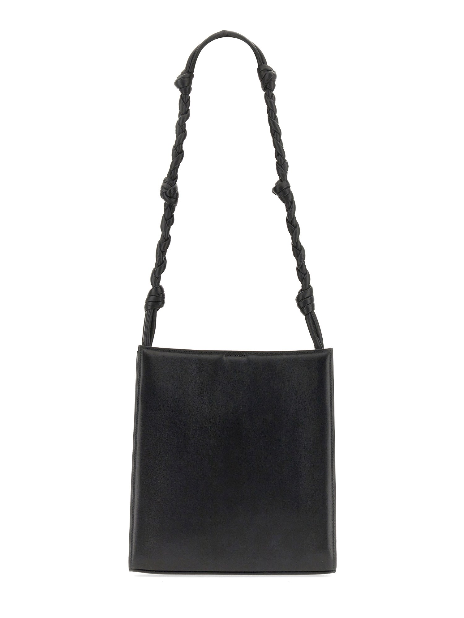 JIL SANDER    MEDIUM LEATHER PADDED TANGLE BAG