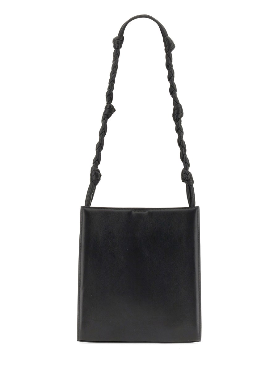 JIL SANDER    MEDIUM LEATHER PADDED TANGLE BAG