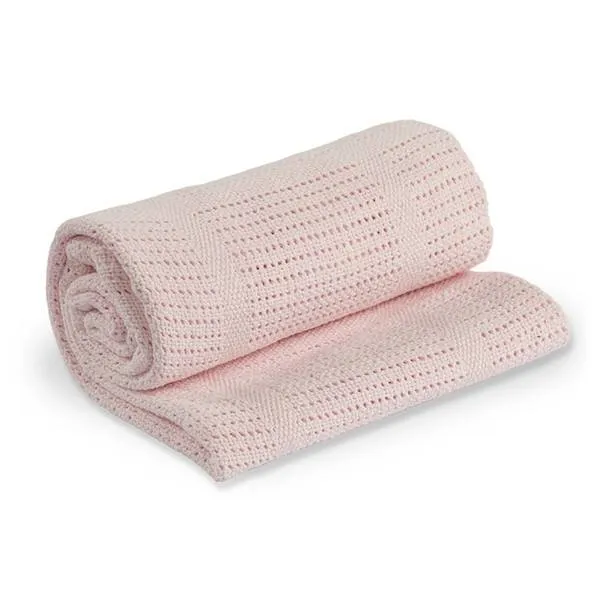 Lulujo Cellular Blanket - Pink