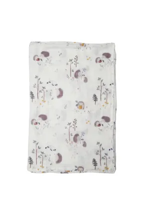 Muslin Swaddle, Hedgehogs