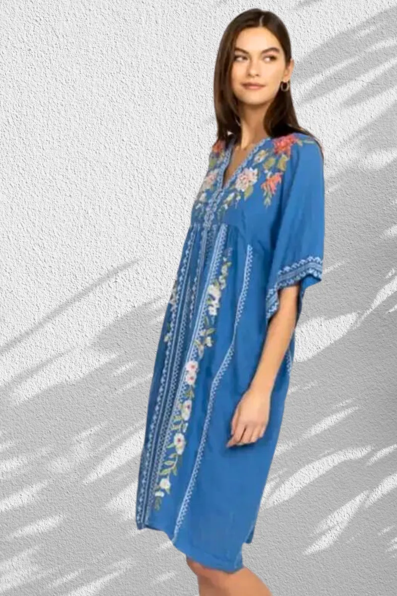 Nalina Kimono Dress w/ Slip