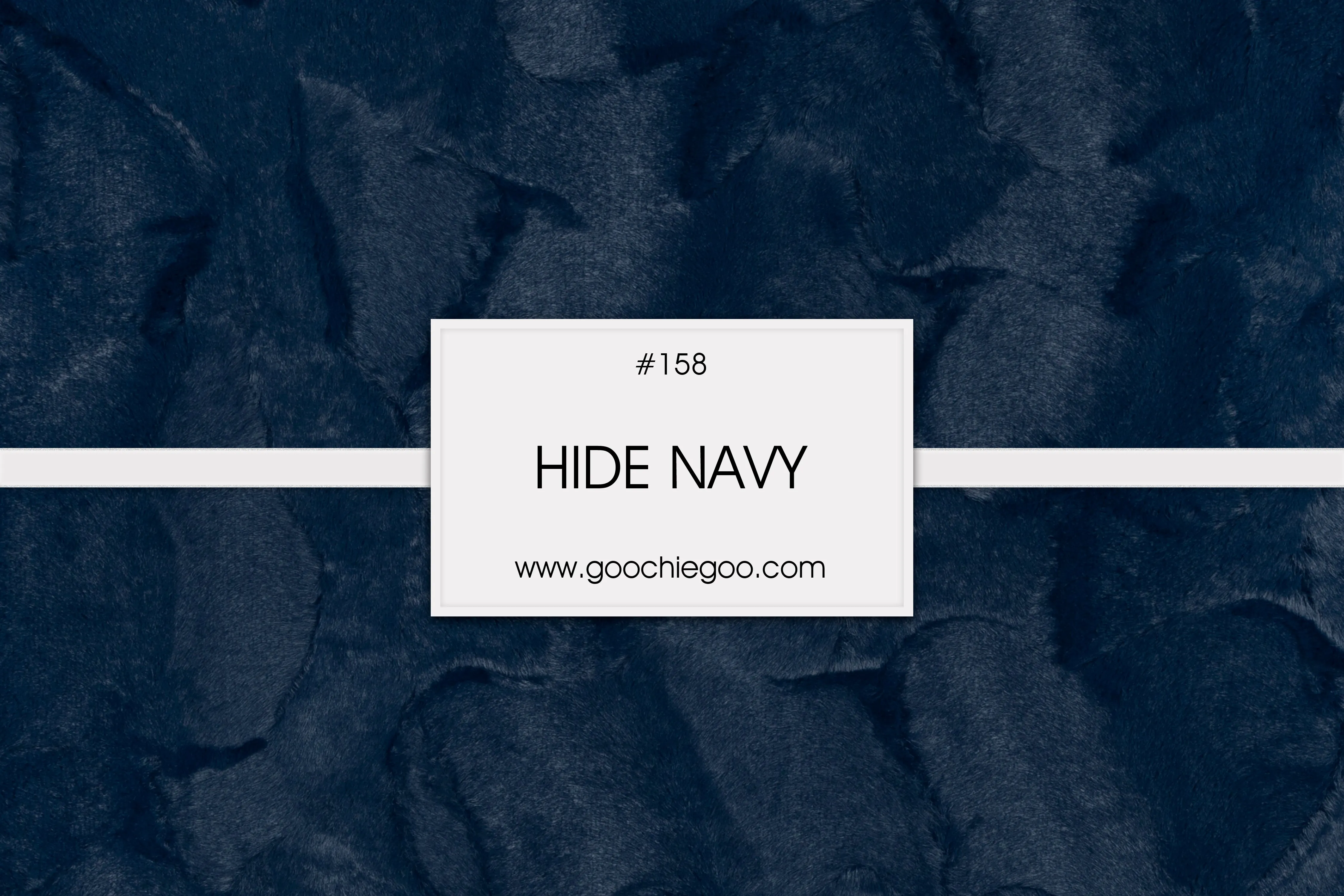 Navy Blue Hide  Blanket / Throw