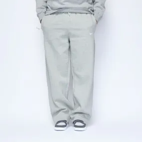 Nike - Solo Swoosh Fleece Pants (Dark Grey Heather/White)