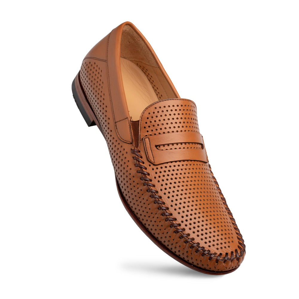 Perforated Penny Moccassin