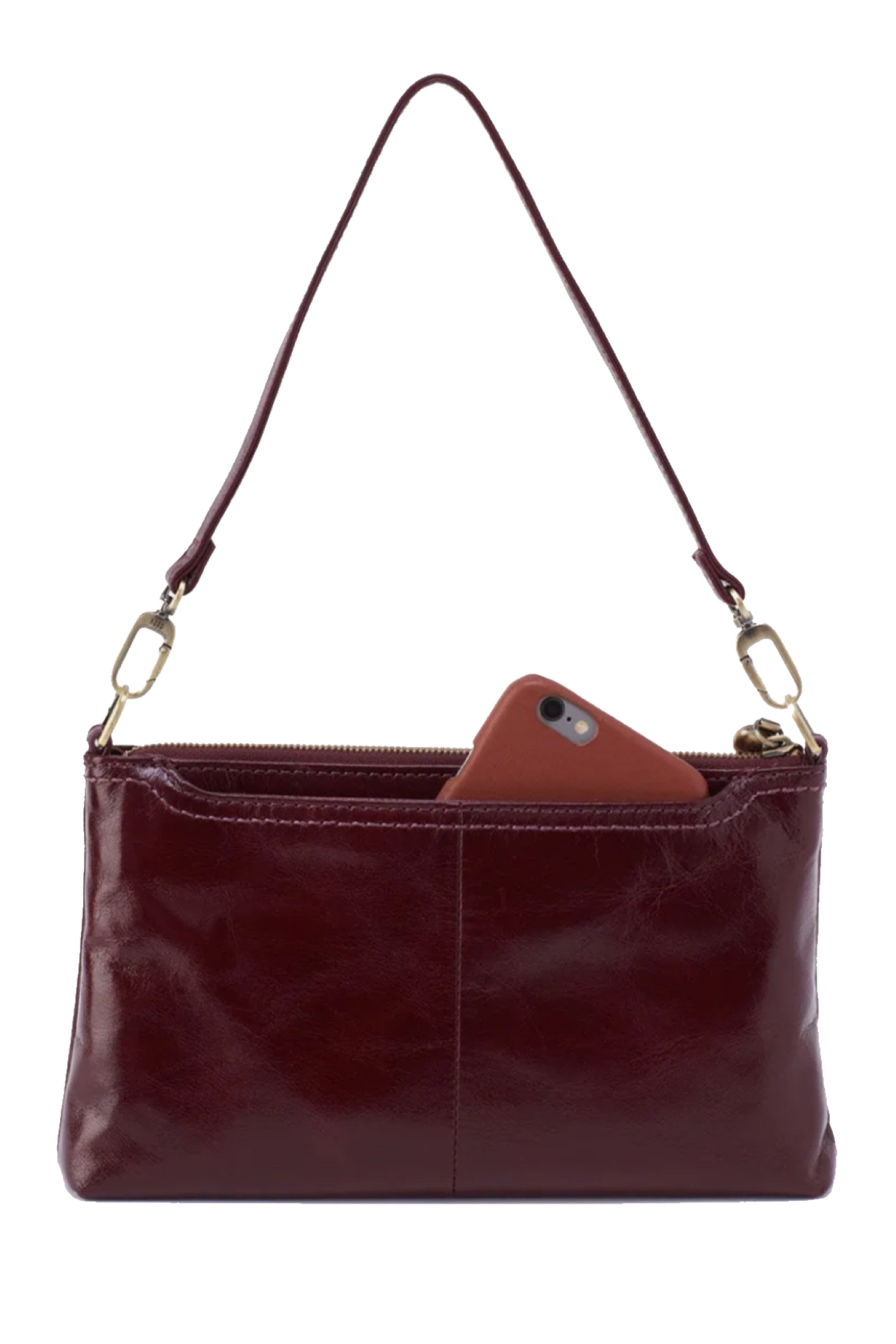 Polished Leather Darcy Crossbody