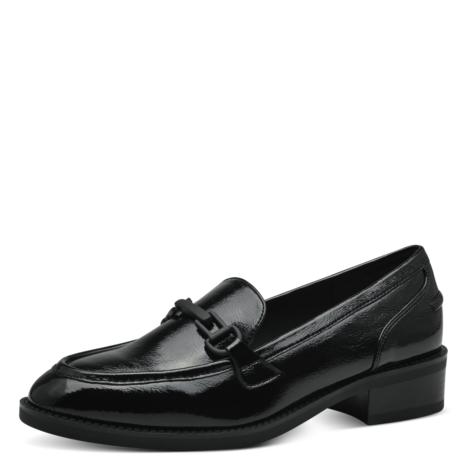 Tamaris Black Patent Loafers