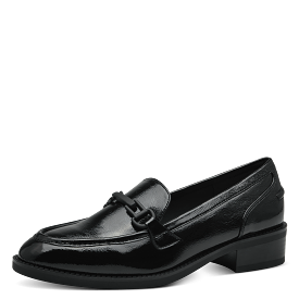 Tamaris Black Patent Loafers