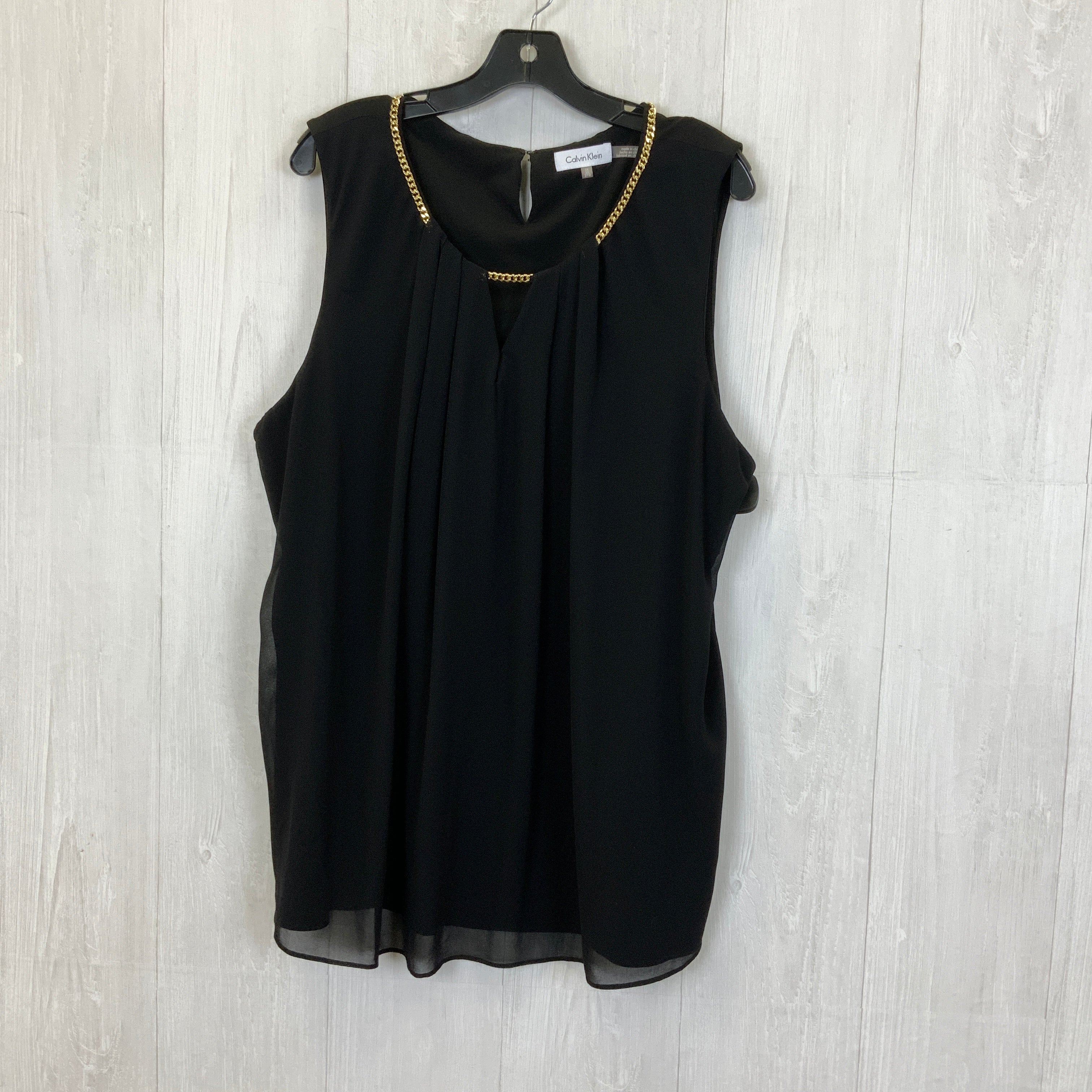 Top Sleeveless By Calvin Klein  Size: 3x