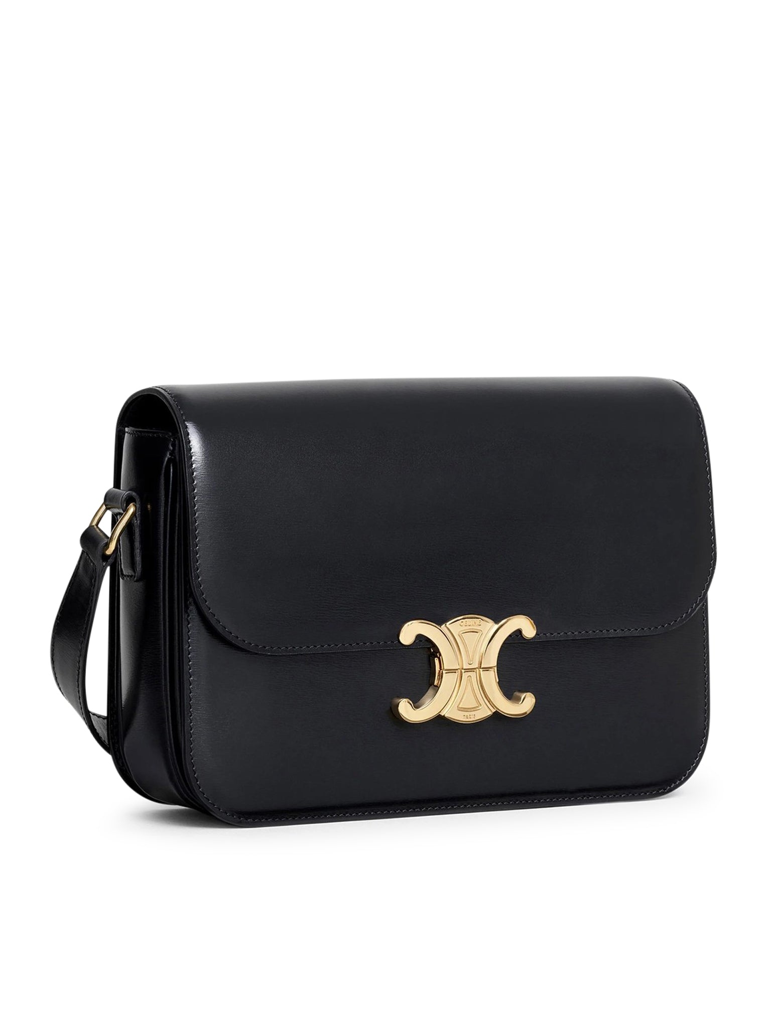 TRIOMPHE CLASSIQUE BAG IN GLOSSY CALFSKIN