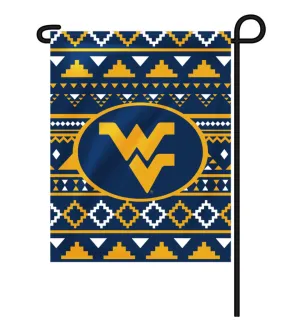 WEST VIRGINIA AZTEC GARDEN FLAG